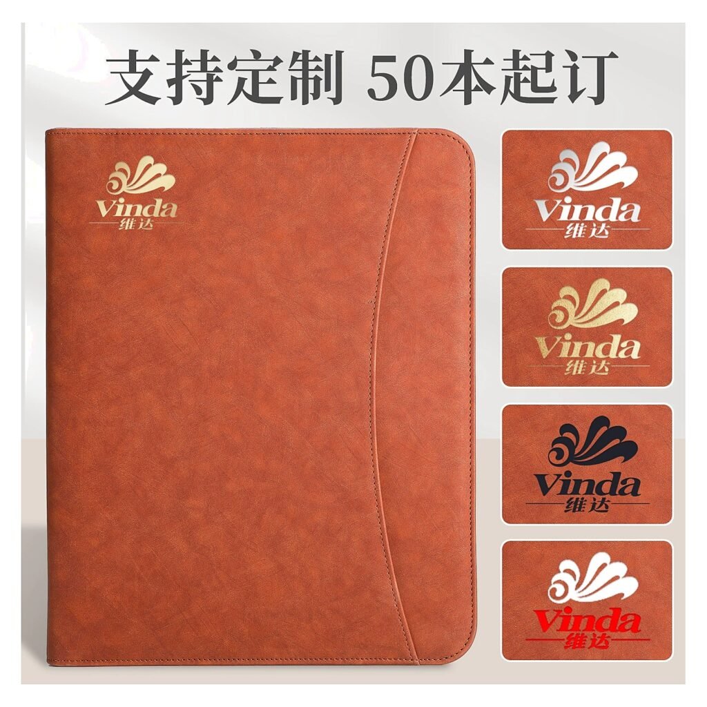 Custom Logo A4 Business Document Folder for School Office Event and Retail Use Storage