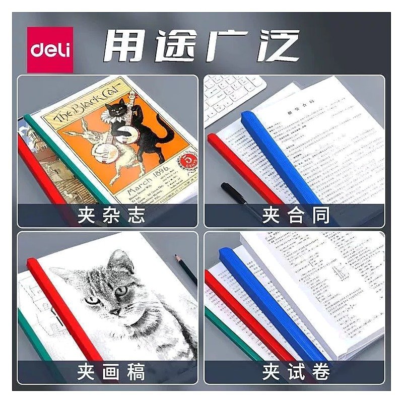 Custom Logo A4 Plastic Clear Document Folder for School Office Event and Retail Use Edition EB