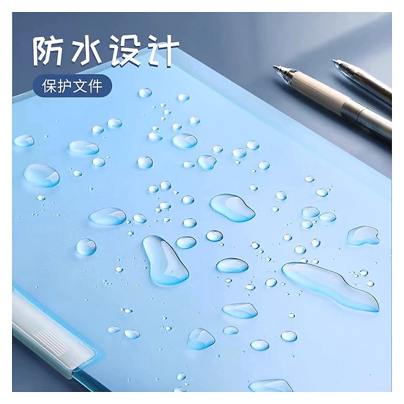 Custom Logo A4 Plastic Clear Document Folder for School Office Event and Retail Use