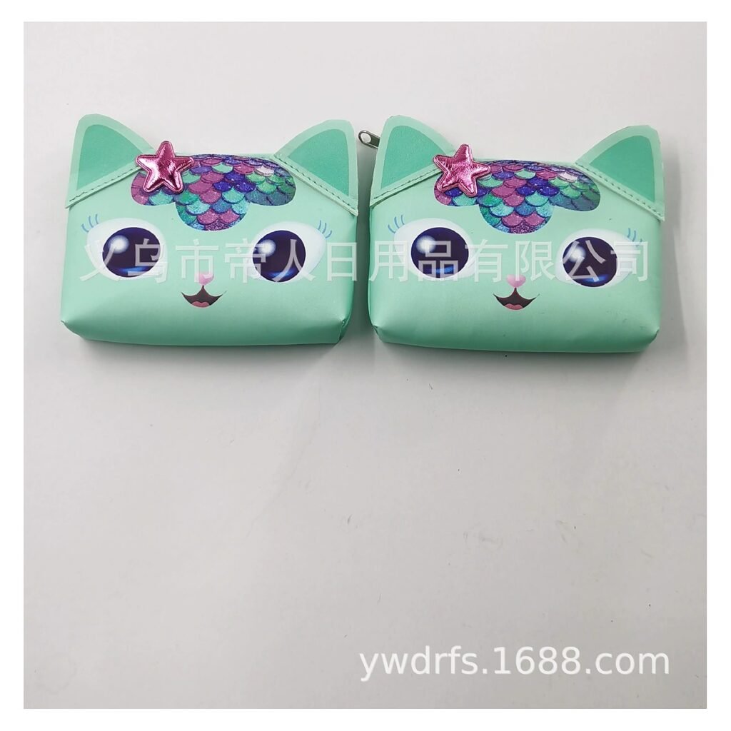 Custom Logo Cartoon Wallet for School Office Event and Retail Use