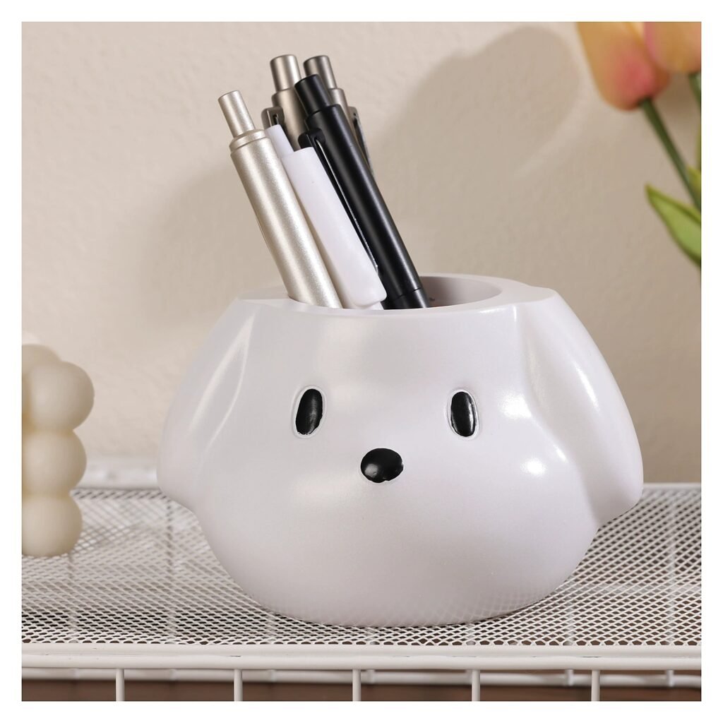 Custom Logo Cute Desktop Desk Pen Holder Organizer for School Office Event and Retail Use