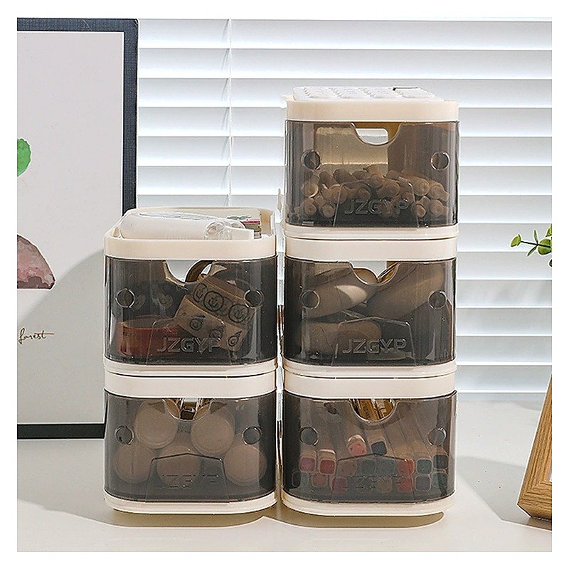Custom Logo Plastic Desktop Desk Pen Holder Organizer for School Office Event and Retail Use
