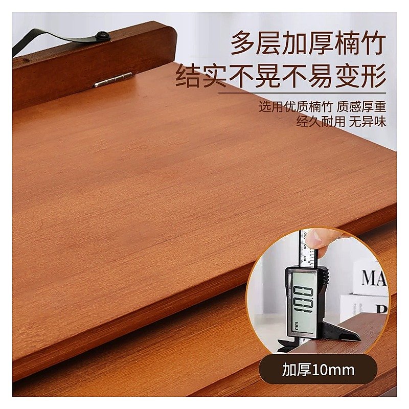 Custom Logo Wood Desktop Adjustable Reading Stand Book Holder for School Office Event and