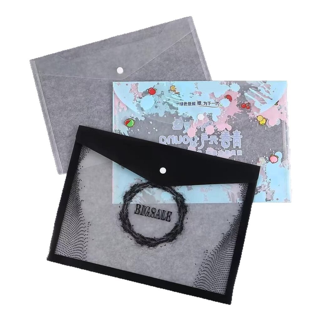 A4 Plastic Clear Storage Custom_product for School Office Event and Retail Use