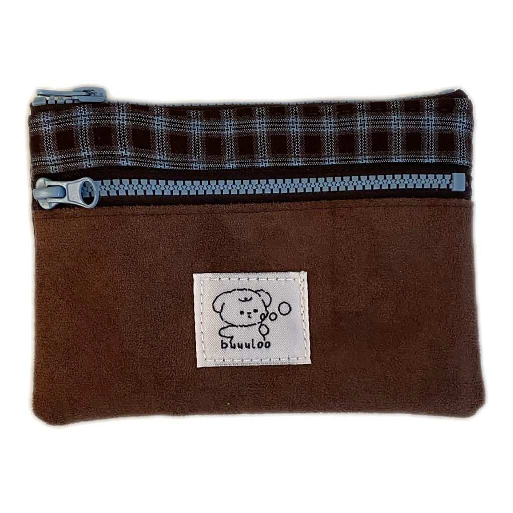 Brown Vintage Storage Card Holder Wallet Case for School Office Event and Retail Use