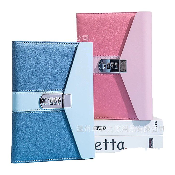 Custom A5 Minimalist Business Locking Journal for Gift School and Office Use