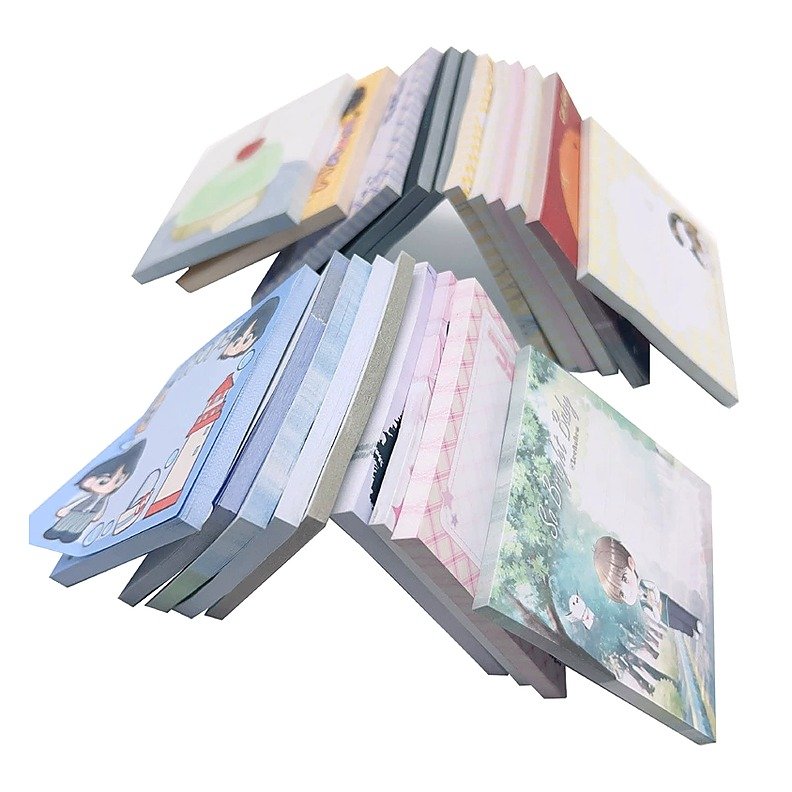 Custom Cute Memo Sticky Notes Pads for School Office Event and Retail Use