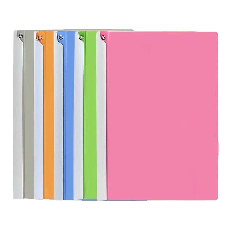 Custom Logo A4 Plastic Loose-leaf Document Folder for School Office Event and Retail Use
