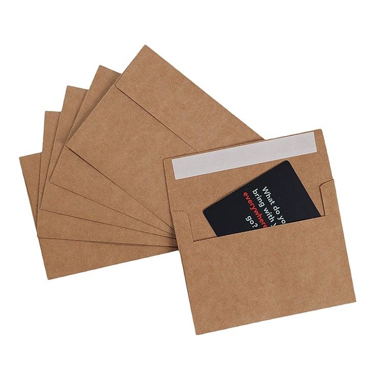 Custom Logo A7 Kraft Paper Thick Stationery Item for School Office Event and Retail Use