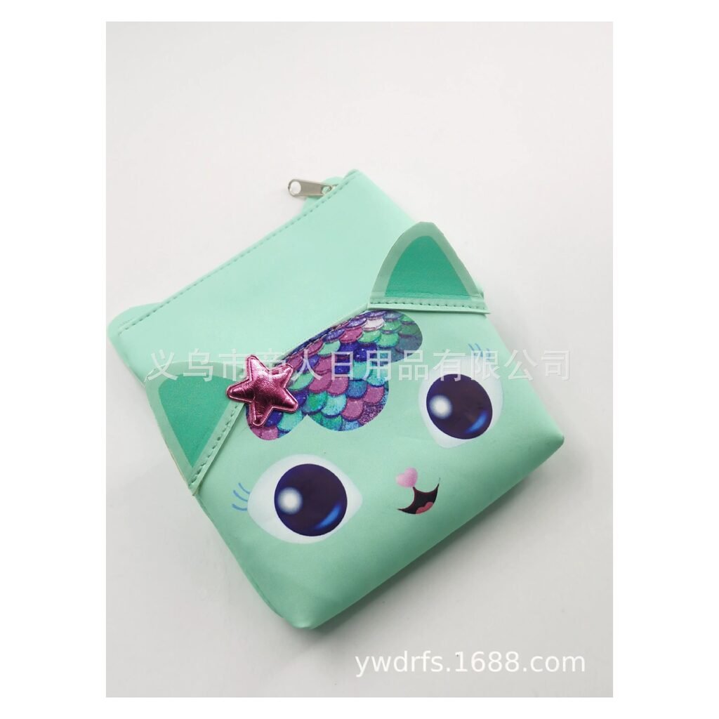 Custom Logo Cartoon Wallet for School Office Event and Retail Use