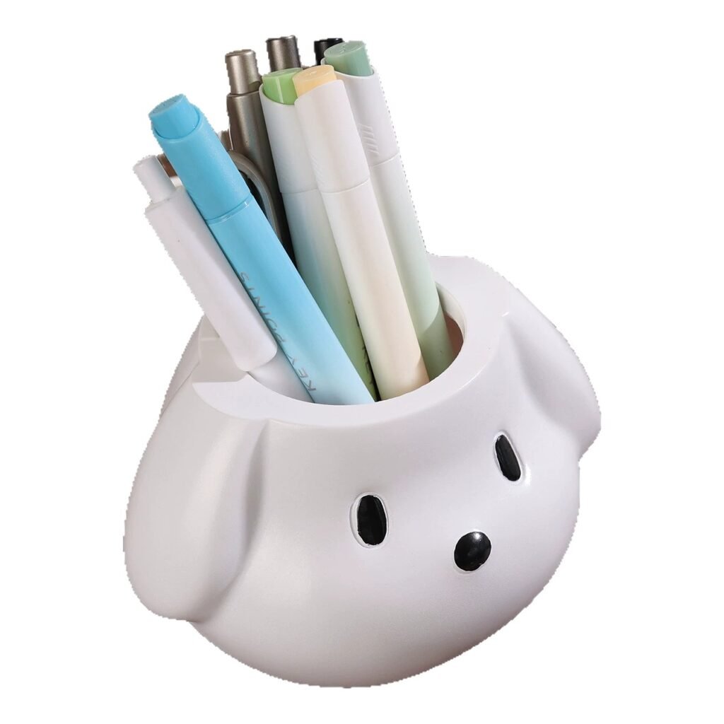 Custom Logo Cute Desktop Desk Pen Holder Organizer for School Office Event and Retail Use