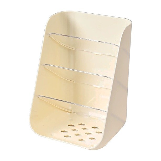 Custom Logo Plastic Clear Desktop Desk Pen Holder Organizer for School Office Event and