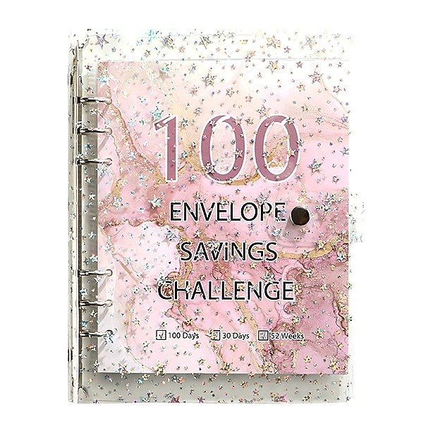 Custom Logo Plastic Loose-leaf PVC Cash Budget Wallet Organizer for School Office Event and