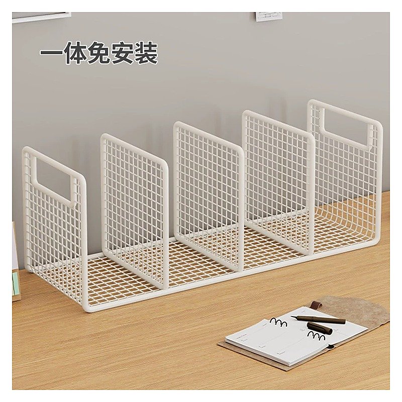 White Desktop Storage Bookends for School Office Event and Retail Use