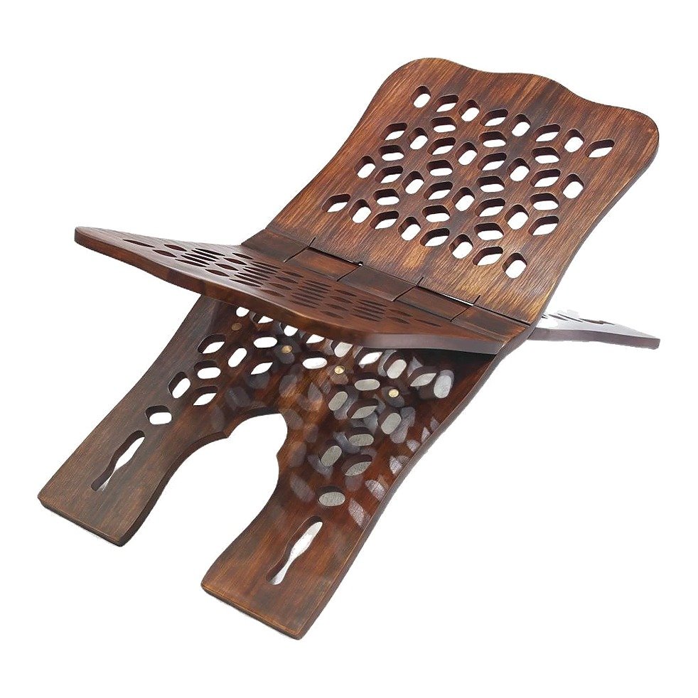 Wood Adjustable Reading Stand Book Holder for School Office Event and Retail Use