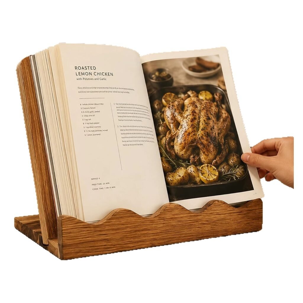 Wood Display Storage Reading Stand for School Office Event and Retail Use Edition HW